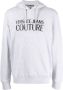 Versace Jeans Couture Hoodie met logoprint Grijs - Thumbnail 1