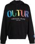 Versace Jeans Couture Hoodie met logoprint Zwart - Thumbnail 1