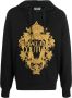 Versace Jeans Couture Hoodie met logoprint Zwart - Thumbnail 1