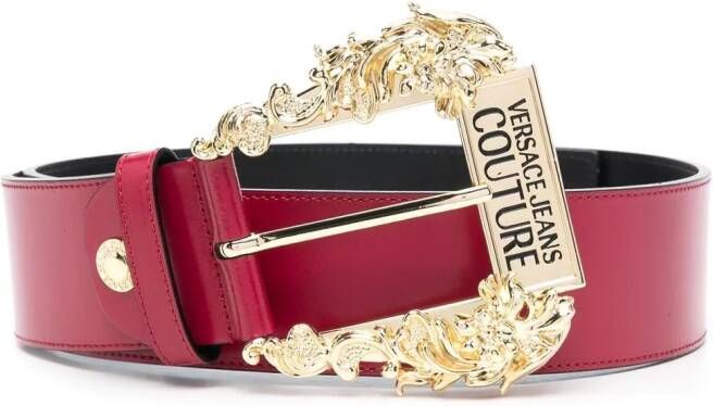 Versace Jeans Couture Leren riem Roze