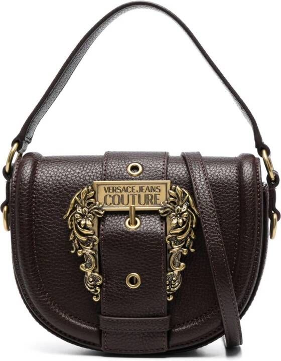 Versace Jeans Couture Leren shopper Bruin