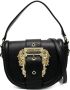 Versace Jeans Couture Leren shopper Zwart - Thumbnail 1