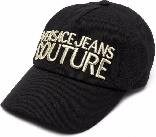 Versace Jeans Couture Pet met logo Zwart
