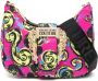 Versace Jeans Couture Logo Brush Couture schoudertas met print Roze - Thumbnail 1