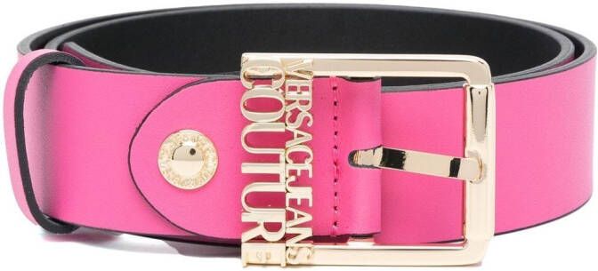 Versace Jeans Couture Leren riem Roze