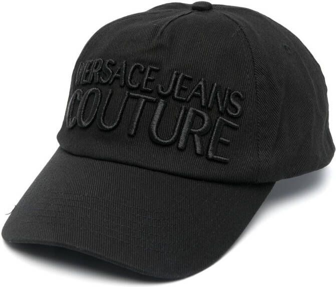 Versace Jeans Couture logo-embroidered baseball cap Zwart