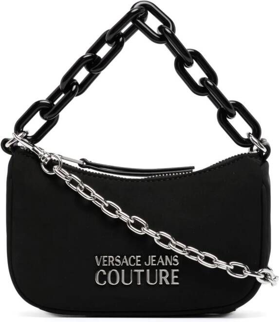 Versace Jeans Couture Mini-tas met logoprint Zwart