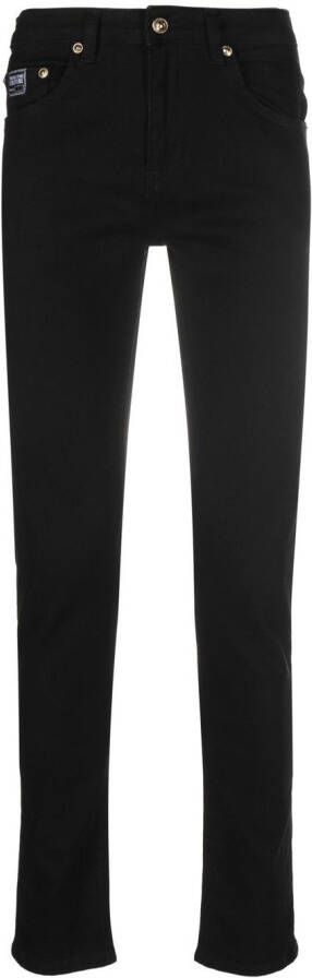 Versace Jeans Couture Jeans met logopatch Zwart