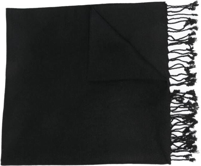 Versace Jeans Couture Sjaal met logopatch Zwart