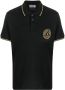 Versace Jeans Couture Poloshirt met logopatch Zwart - Thumbnail 1