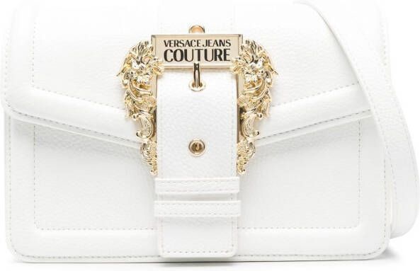 Versace Jeans Couture Crossbodytas met logoplakkaat Wit