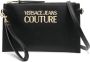 Versace Jeans Couture Clutch met logoplakkaat Zwart - Thumbnail 1
