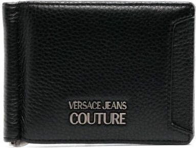 Versace Jeans Couture Leren portemonnee Zwart
