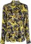 Versace Jeans Couture T-shirt met logoprint Zwart - Thumbnail 1