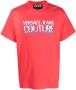 Versace Jeans Couture T-shirt met logoprint Rood - Thumbnail 1