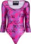 Versace Jeans Couture Body met logoprint Roze - Thumbnail 1