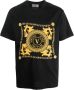 Versace Jeans Couture T-shirt met logoprint Zwart - Thumbnail 1