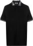 Versace Jeans Couture Poloshirt met logoprint Zwart - Thumbnail 1