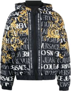 Versace Jeans Couture Jack met logoprint Zwart