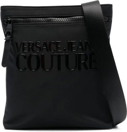 Versace Jeans Couture Messengertas met logoprint Zwart