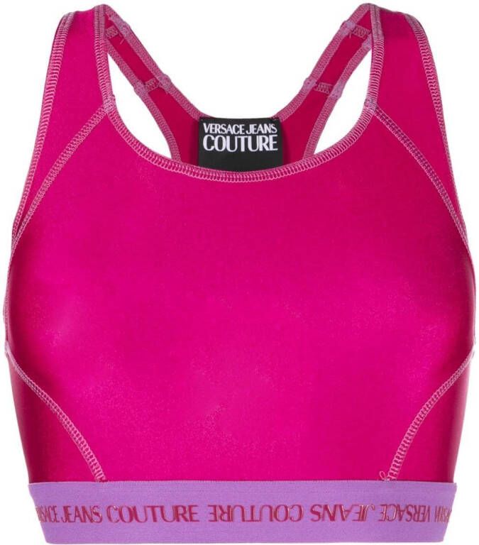 Versace Jeans Couture Cropped top Roze