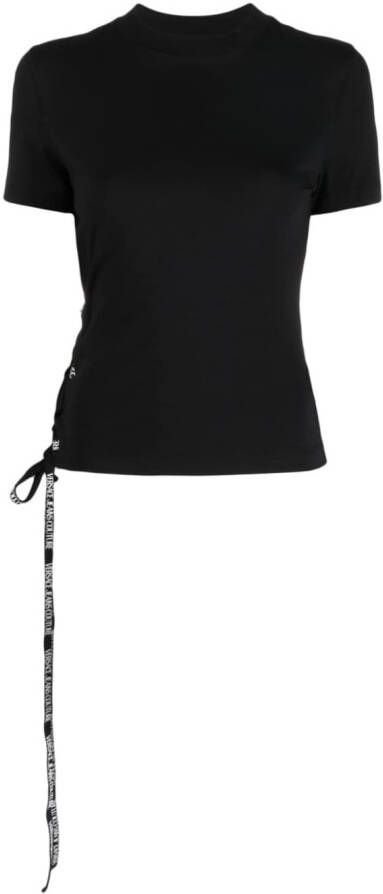 Versace Jeans Couture T-shirt met logoband Zwart
