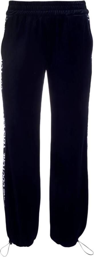 Versace Jeans Couture Trainingsbroek met logoband Blauw