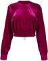 Versace Jeans Couture Fluwelen sweater Roze - Thumbnail 1