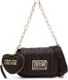 Versace Jeans Couture Matelassé schoudertas Zwart - Thumbnail 1