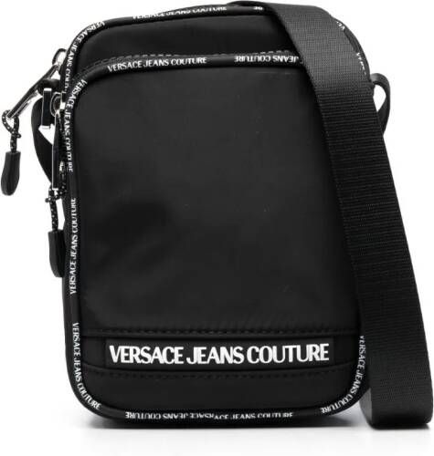 Versace Jeans Couture Messengertas met logoband Zwart