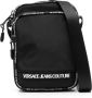 Versace Jeans Couture Messengertas met logoband Zwart - Thumbnail 1