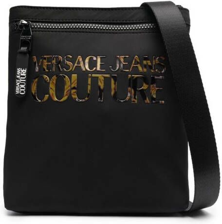 Versace Jeans Couture Messengertas verfraaid met logo Zwart
