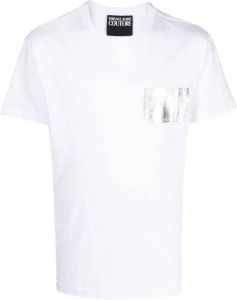 Versace Jeans Couture T-shirt met logo Wit