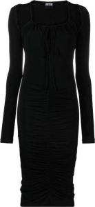Versace Jeans Couture Midi-jurk met uitgesneden detail Zwart