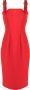 Versace Jeans Couture Mini-jurk met gesp Rood - Thumbnail 1