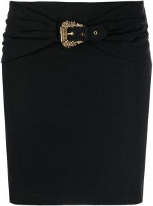 Versace Jeans Couture Mini-rok met gespdetail Zwart