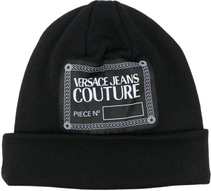 Versace Jeans Couture Muts met logopatch Zwart
