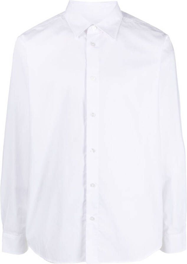 Versace Jeans Couture Overhemd met logoprint Wit
