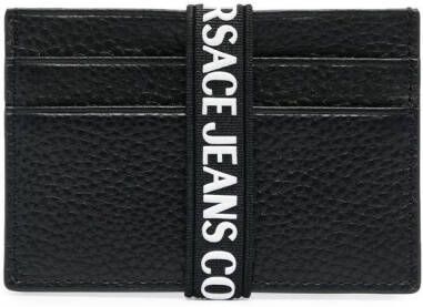 Versace Jeans Couture Pasjeshouder met logoband Zwart