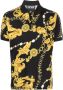 Versace Jeans Couture Poloshirt met barokpatroon Zwart - Thumbnail 1