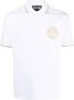 Versace Jeans Couture Poloshirt met geborduurd logo Wit - Thumbnail 1