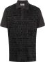 Versace Jeans Couture Poloshirt met logoprint Zwart - Thumbnail 1