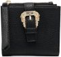 Versace Jeans Couture Portemonnee met gesp Zwart - Thumbnail 1