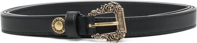 Versace Jeans Couture Riem met logogesp Zwart