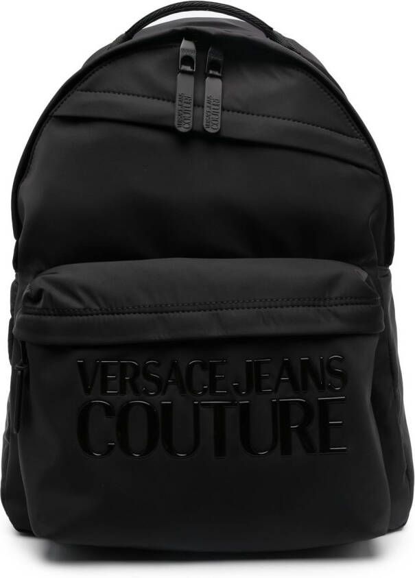Versace Jeans Couture Rugzak met logo Zwart