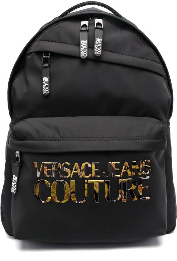 Versace Jeans Couture Rugzak met logo Zwart