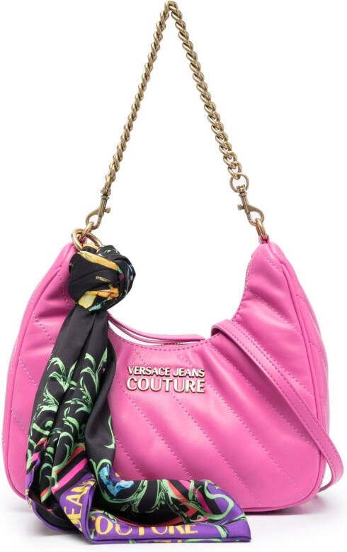 Versace Jeans Couture Schoudertas met sjaaldetail Roze