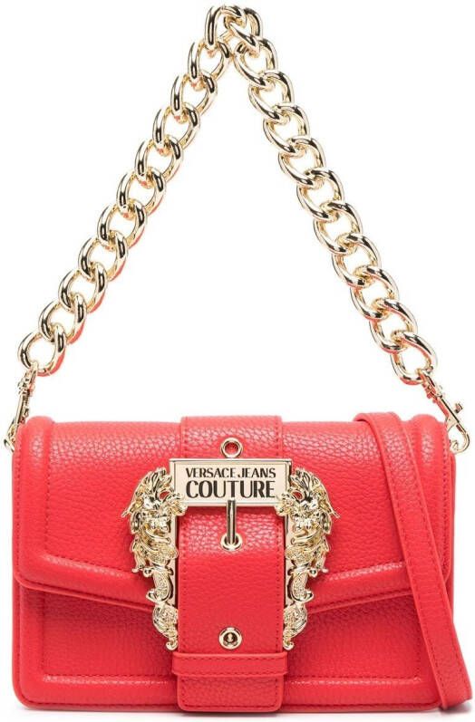 Versace Jeans Couture Schoudertas met gesp Rood