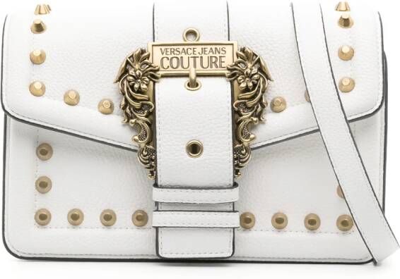 Versace Jeans Couture Schoudertas met gespdetail Wit