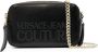 Versace Jeans Couture Schoudertas met logo-reliëf Zwart - Thumbnail 1